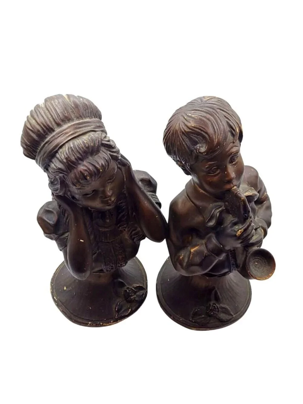 Universal Statuary Kendrick Vintage Boy & Girl Jazz Figurines Chicago 70s